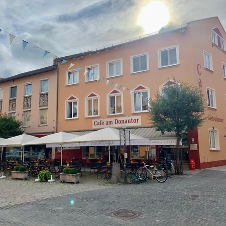 Cafe Am Donautor Otel Kelheim Dış mekan fotoğraf