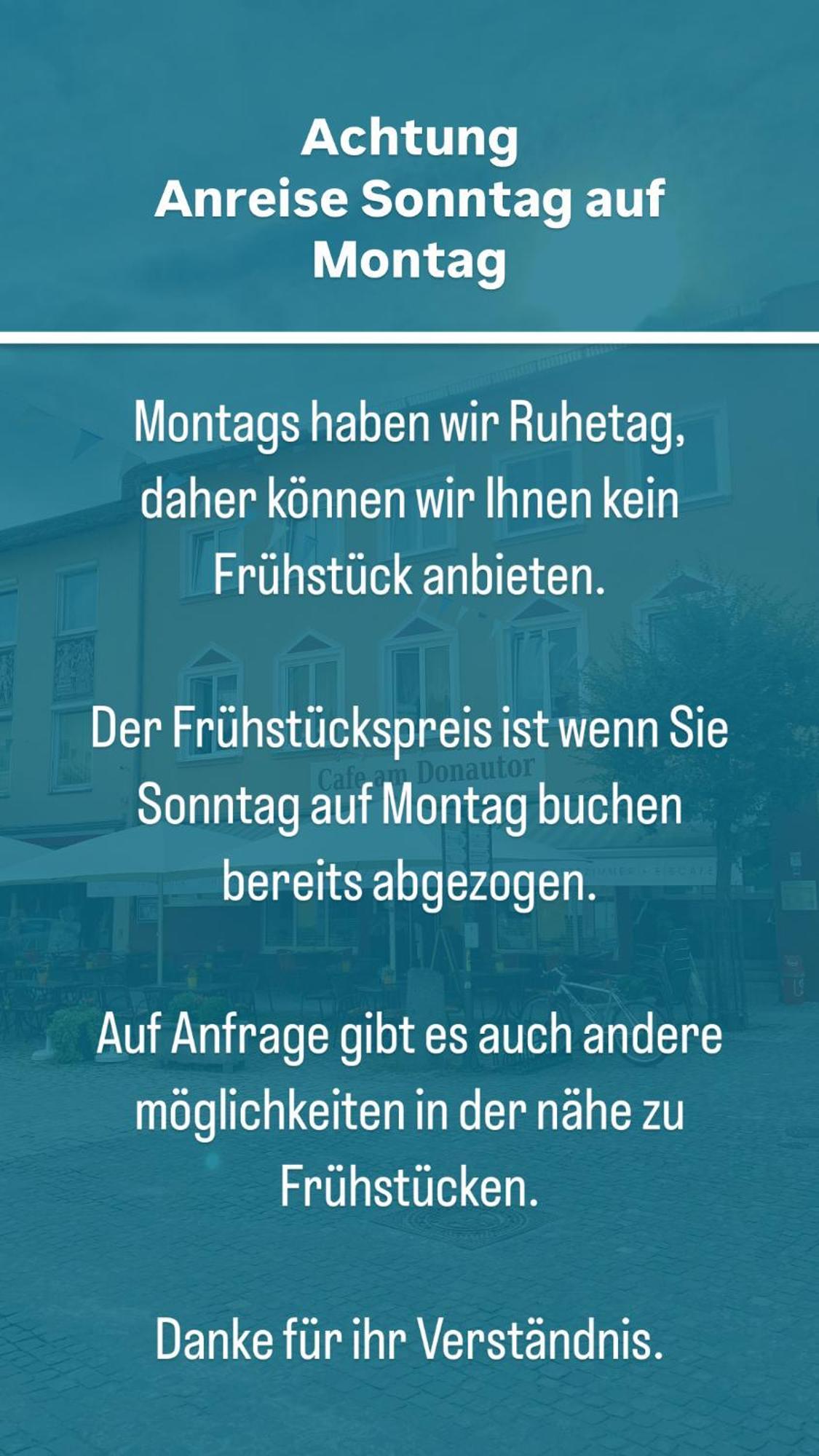 Cafe Am Donautor Otel Kelheim Dış mekan fotoğraf